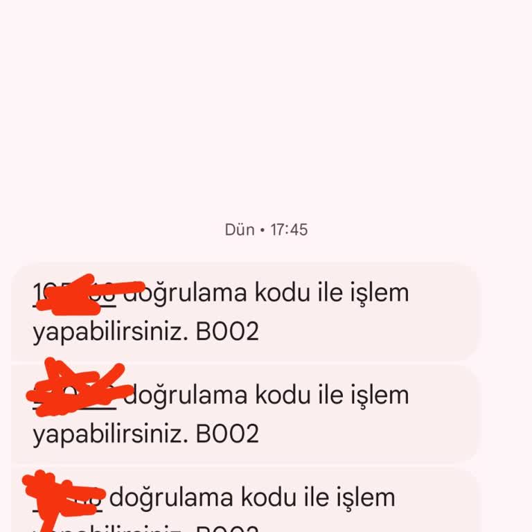 Pazarama'dan Sebepsiz Doğrulama Kodu Alıyorum!