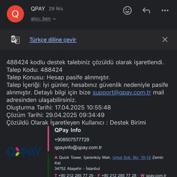 Quick Sigorta Param Bir Aydır İade Edilmedi, Müşteri Hizmetine Ulaşamıyorum