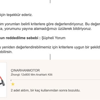 Yorumlarım Yayınlanmıyor, Ürün Deneyimim Paylaşılmıyor