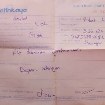 Kısa Sürede Açılan Ayakkabı Tabanı Ve Yetersiz Müşteri Hizmeti