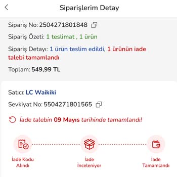 Mağazadan Teslim Seçeneğinde Teslim Süresine Uyulmadı, Ürün Sebepsizce İade Edildi