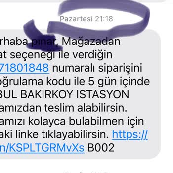 Mağazadan Teslim Seçeneğinde Teslim Süresine Uyulmadı, Ürün Sebepsizce İade Edildi