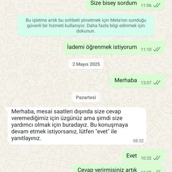 İade Ücretimin Gecikmesi Ve Sürecin Sonuçlanmaması Hakkında