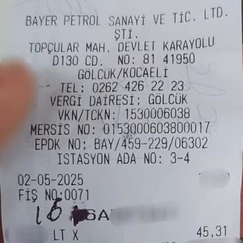 Petrol Ofisi Fişte Yanlış Plaka Düzeltmiyor Müşteri Mağduriyetini Önemsemiyor