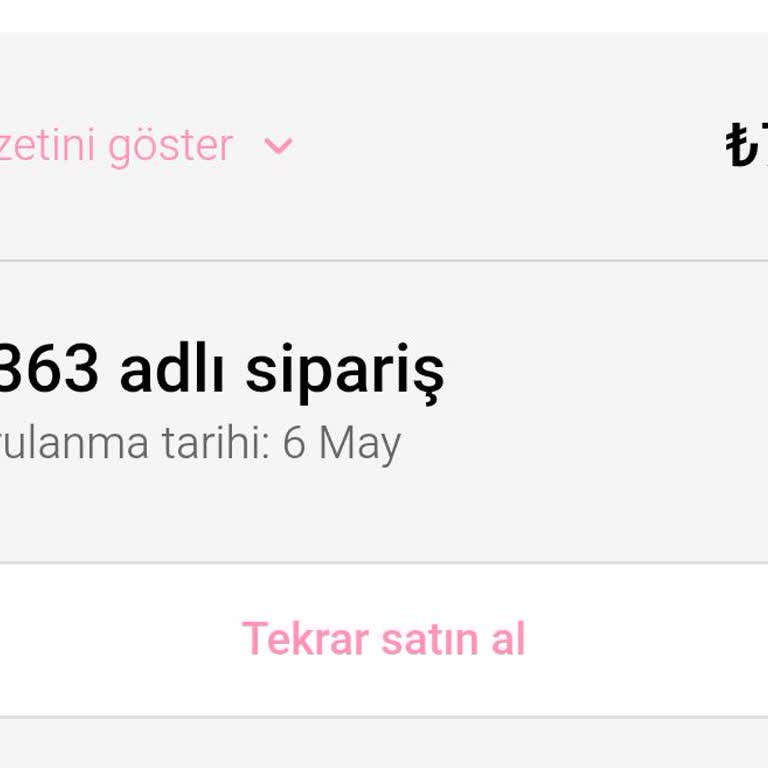 Siparişimle İlgili Bilgi Alamadım, İade Talep Ediyorum