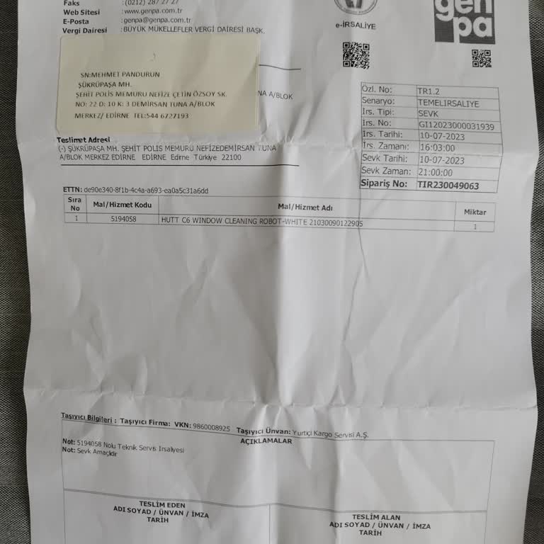 Garanti Sonrası Cam Silme Robotum Tamir Edilmedi, Mağdur Oldum