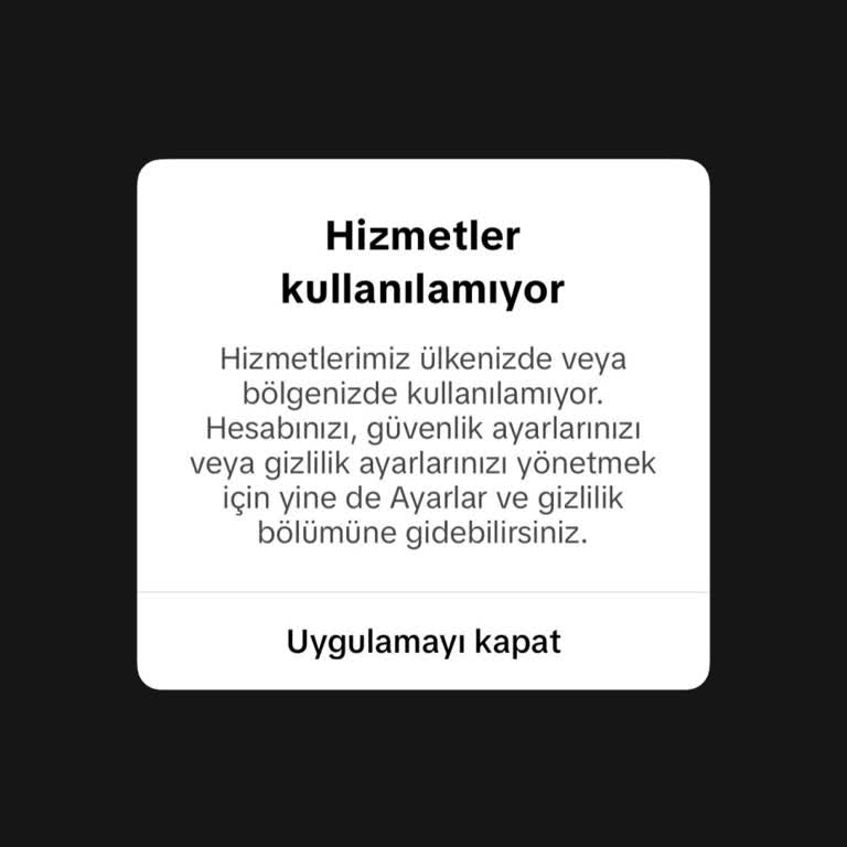 TikTok Uygulamasına Giriş Sorunu Ve Güncelleme Sonrası Hata