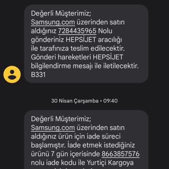 Samsung Shop'tan İade Edilen Telefonun Ücreti Hala Yatmadı