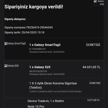 Samsung Shop'tan İade Edilen Telefonun Ücreti Hala Yatmadı