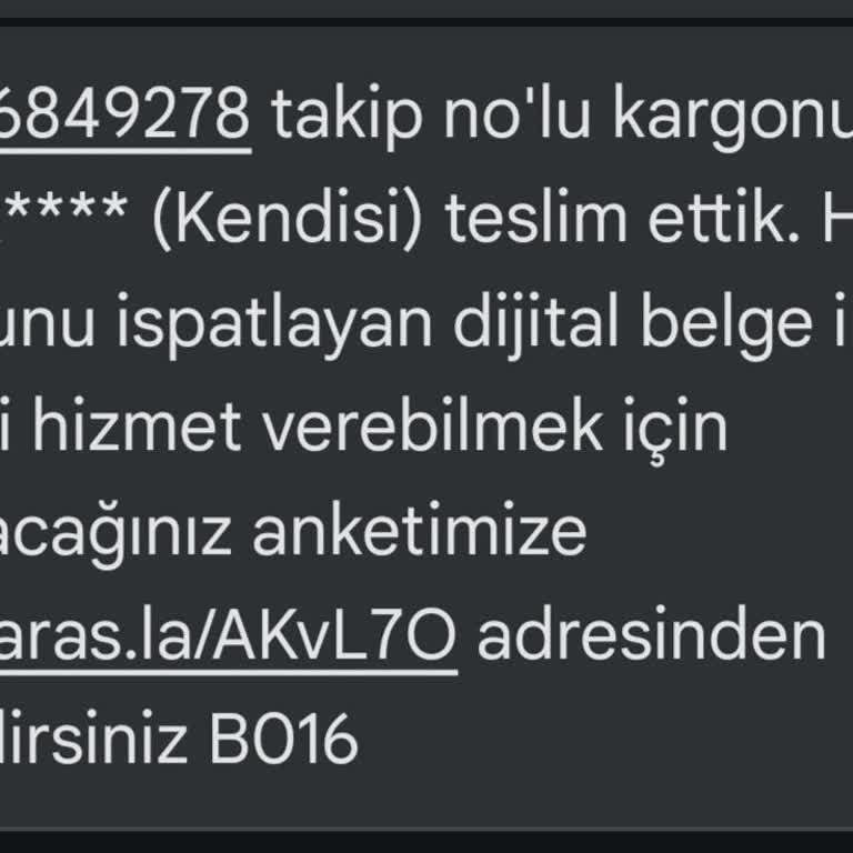 Teslim Edilmediği Halde Teslim Edildi Görünen Kargo
