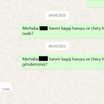 Söz Verilen Hediye Ve Bagaj Havuzu Teslim Edilmedi Satış Sonrası İlgi Yok
