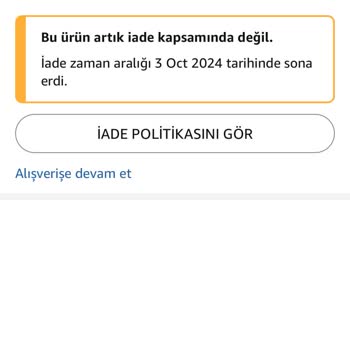 İade Edilen Ürünün Ücretinin Geri Ödenmemesi Ve İletişim Eksikliği