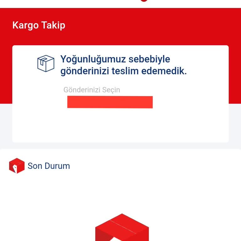 Kargo Teslimatı İki Gündür Evime Ulaşmıyor