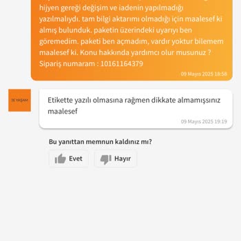 Hijyen Gerekçesiyle Red Edilen İade Ve Eksik Bilgilendirme