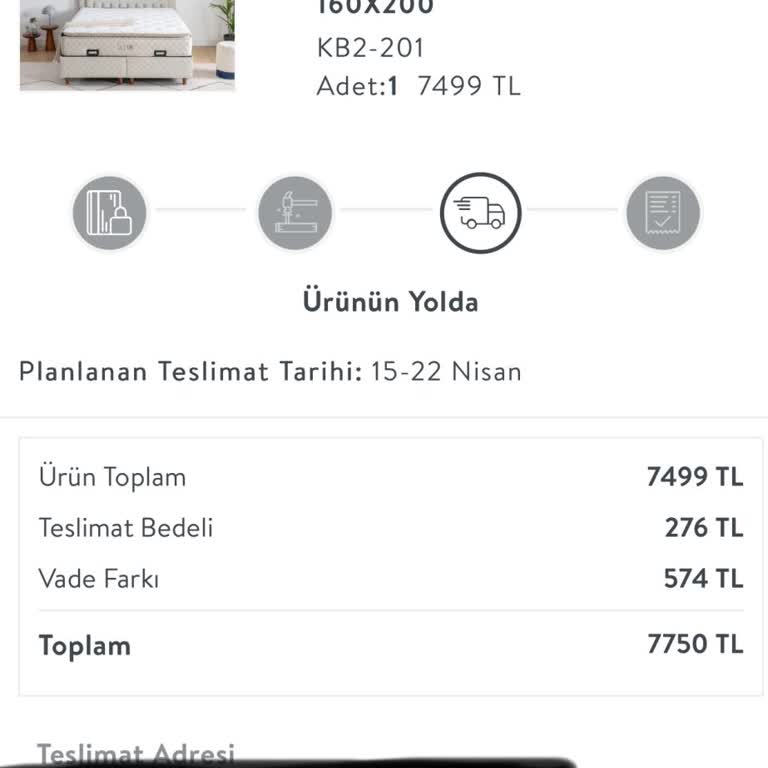 Teslim Edilmeyen Yatak Nedeniyle Mağduriyet Yaşıyorum