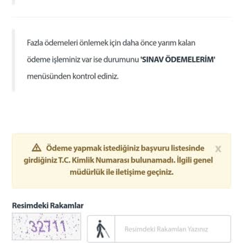 ATM'de T.C. Kimlik Hatası Nedeniyle Sınav Ücreti Yatırılamıyor