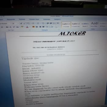 Toker Dekorasyon İşini Düzgün Yapmıyor