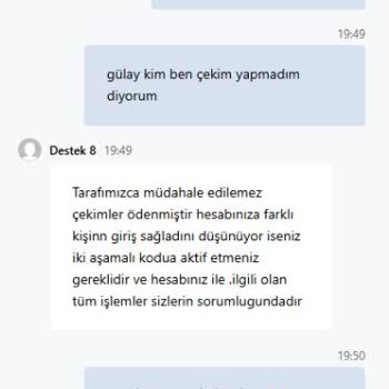 Hesabıma İzinsiz Erişimle Param Çekildi, Site Güvenliği Yok