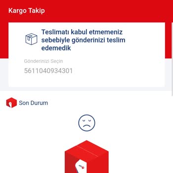 Kargom Teslim Edilmeden 'İstemiyorum' Denilerek Geri Gönderildi!