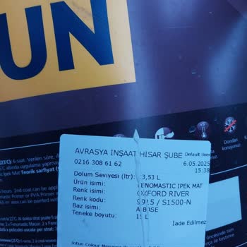 Son Kullanma Tarihi Geçmiş Boya Mağduriyeti