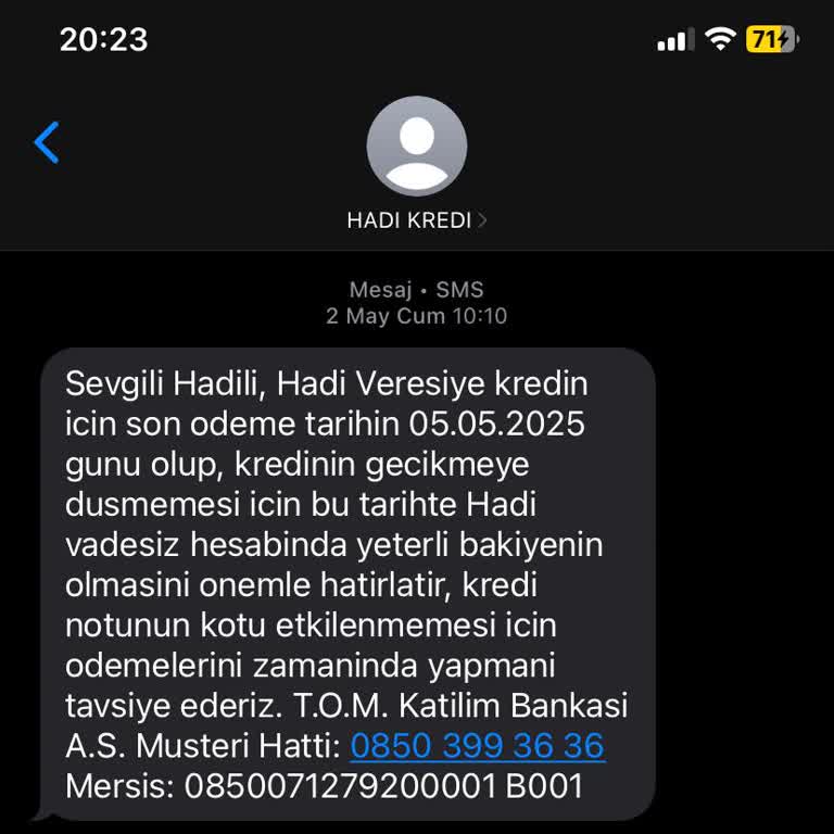 Hadi Veresiye Kredi İle Habersiz Borçlandırma Şoku