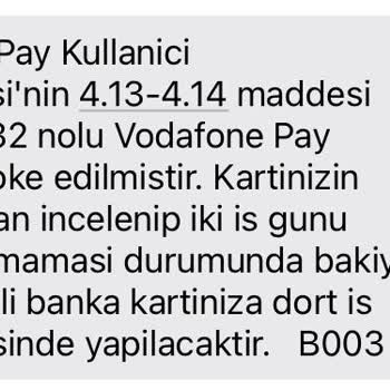 Haksız Yere Bloke Edilen Vodafone Pay Kartım 48 Saattir Açılmadı