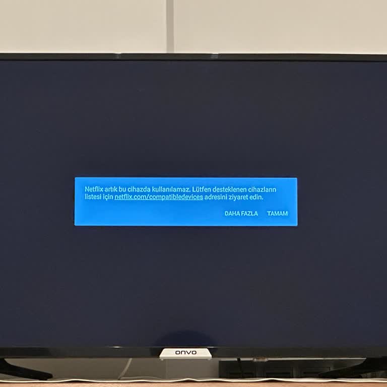 Onvo Televizyonlarda Uygulama Uyumluluğu Sorunu