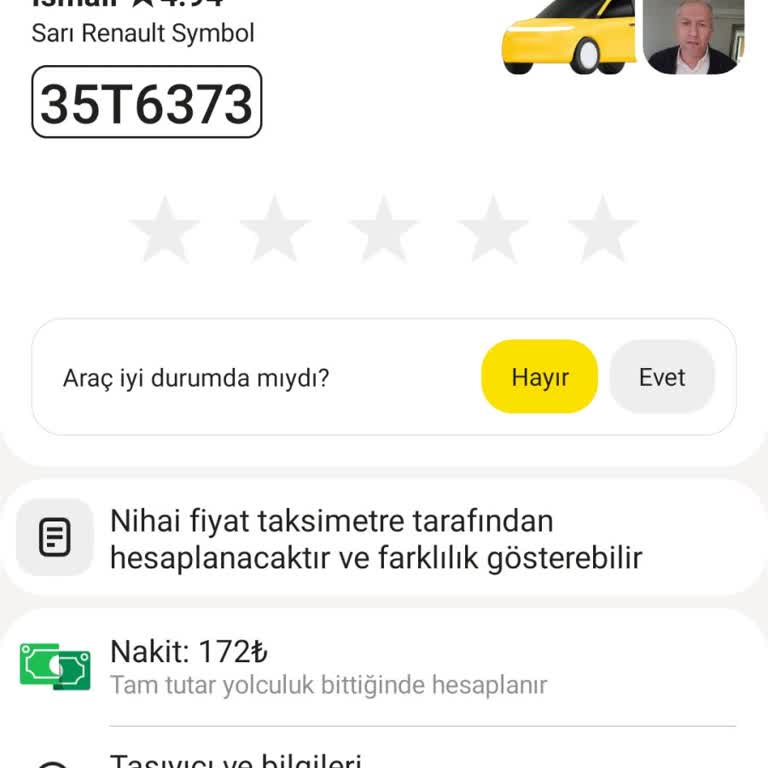 Taksi Şoförünün Haksız Ücret Talebi Ve Saygısız Davranışı