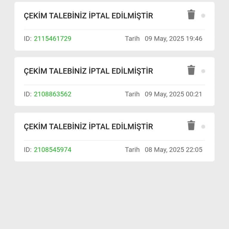 Çekim Talebim Gerekçesiz İptal Edildi, Bakiyem Sıfırlandı