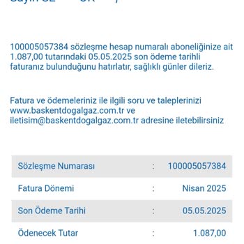Ödediğim Doğalgaz Faturası Sistemde Ödenmedi Görünüyor İki Kurumdan Farklı Bilgi Alıyorum