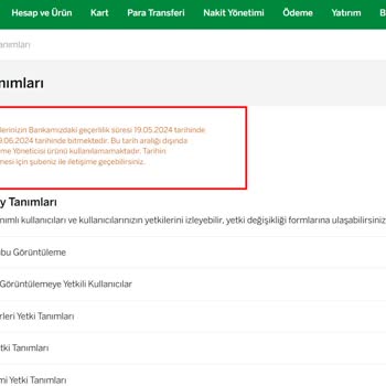 2 Aydır Çözülemeyen Kurumsal Bankacılık Hatası