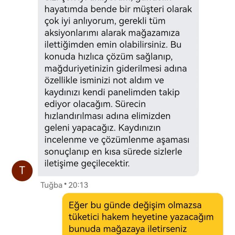 Yanlış Ürün Gönderildi, Değişim Talebim Yanıtsız Kaldı