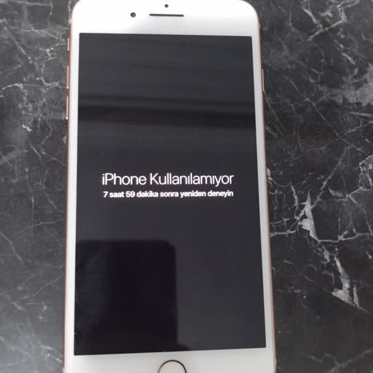 İphone 8 Plus Kendi Kendine Şifre Oluşturdu, Erişim Sağlayamıyorum