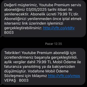 Ödemesi Alınan Youtube Premium Aboneliğim Aktif Edilmiyor, Vodafone İlgisiz Kaldı