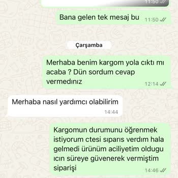 Siparişim Bir Haftadır Gelmedi İletişim Yok