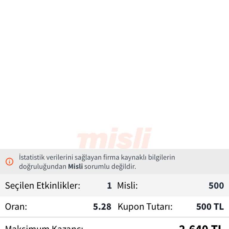 Kazanan Kuponum Hatalı Sonuçlandı, Paramı Geri İstiyorum