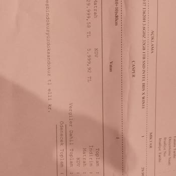 Aldığım Bilgisayarın Özellikleri Yanlış Çıktı