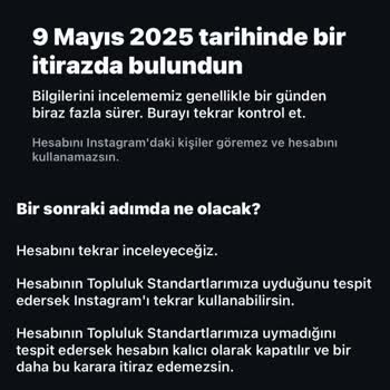 Instagram Haksız Hesap Askıya Alınmasına Acil Çözüm Bekliyorum