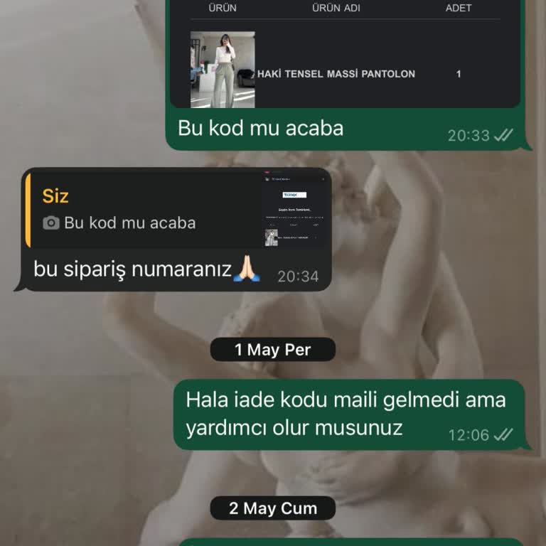 Yanlış Renk Gönderildi, İade Süreci Tam Bir Sessizlik