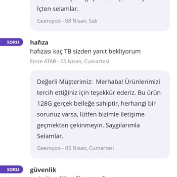 Sipariş Ettiğim Harddisk Kapasitesi Yanlış, İade Ve Destek Alamıyorum