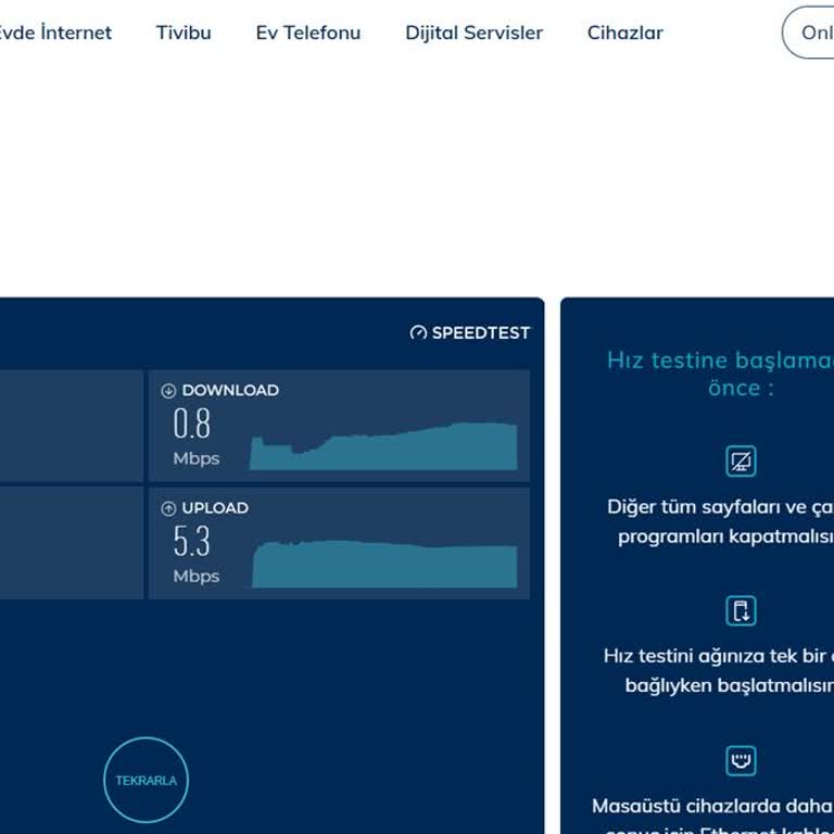 İnternet Ve TV Bağlantı Sorunları Nedeniyle Hizmetten Faydalanamıyorum