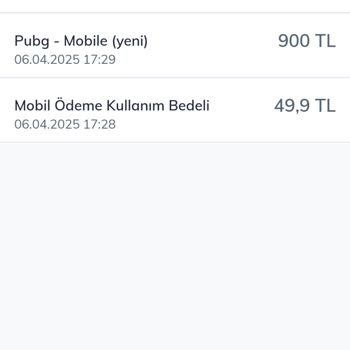 İzinsiz Mobil Ödemeyle Hesabımdan Yüksek Tutar Çekildi