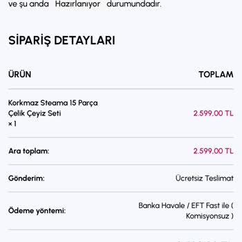 Siparişimin Durumu Hakkında Bilgi Alamıyorum Ve İade Talebim Karşılanmıyor