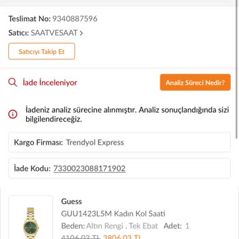 Kusurlu Saatin İadesinde Uzayan Süre Ve Müşteri Mağduriyeti