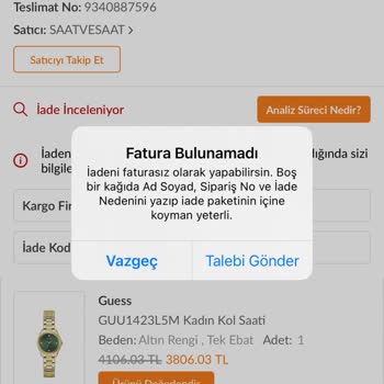 Kusurlu Saatin İadesinde Uzayan Süre Ve Müşteri Mağduriyeti