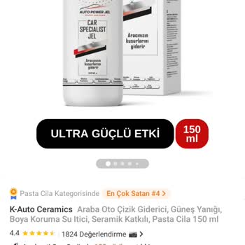 K-Auto Ceramics Aracımı Mahvetti