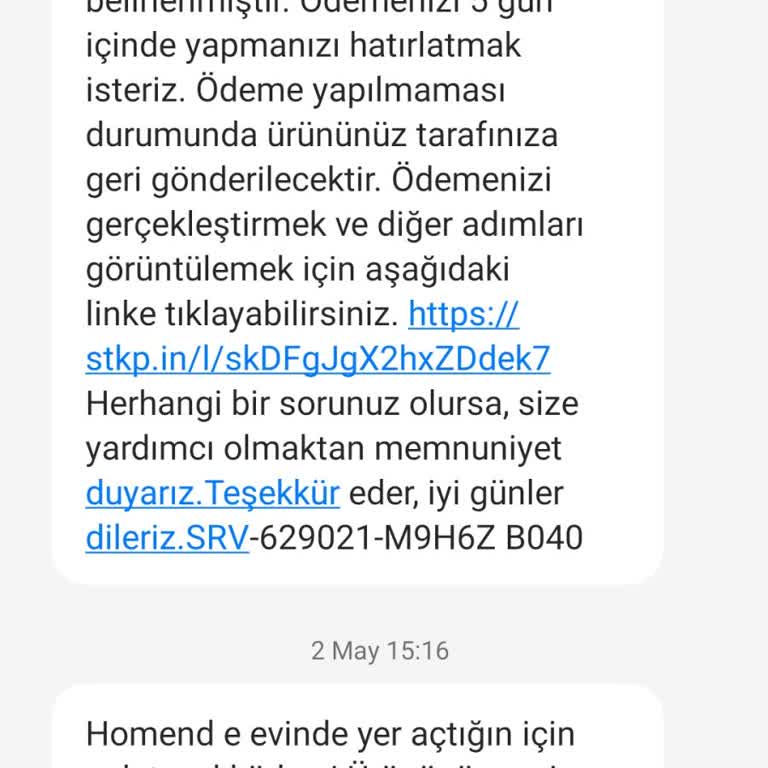 El Blenderi Arızası Sonrası Servis Ve Fatura Sorunu