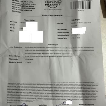 Yeni Alınan Telefon Arızalı Çıktı Değişim Talebim Reddedildi Mağduriyetim Giderilmedi