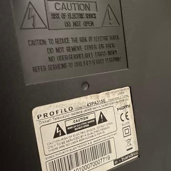 Profilo Televizyonun Ekranı Garanti Sonrası Arızalandı Yüksek Tamir Ücreti Talep Edildi