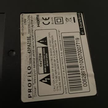 Profilo Televizyonun Ekranı Garanti Sonrası Arızalandı Yüksek Tamir Ücreti Talep Edildi